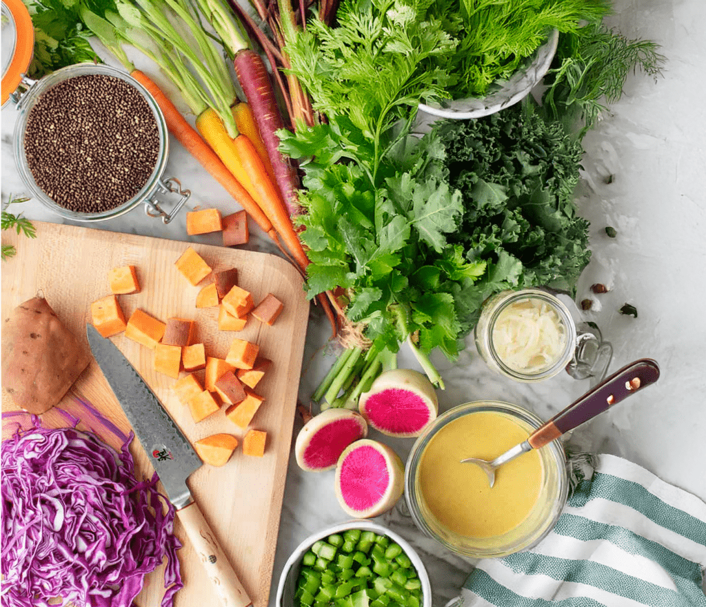 meal prep canned salmon buddha bowl